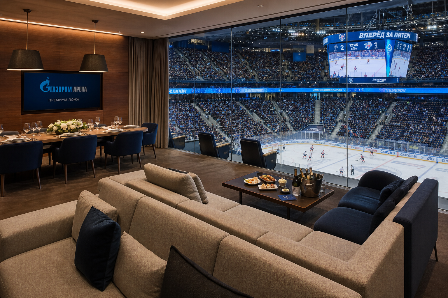 Gazprom Arena executive suite